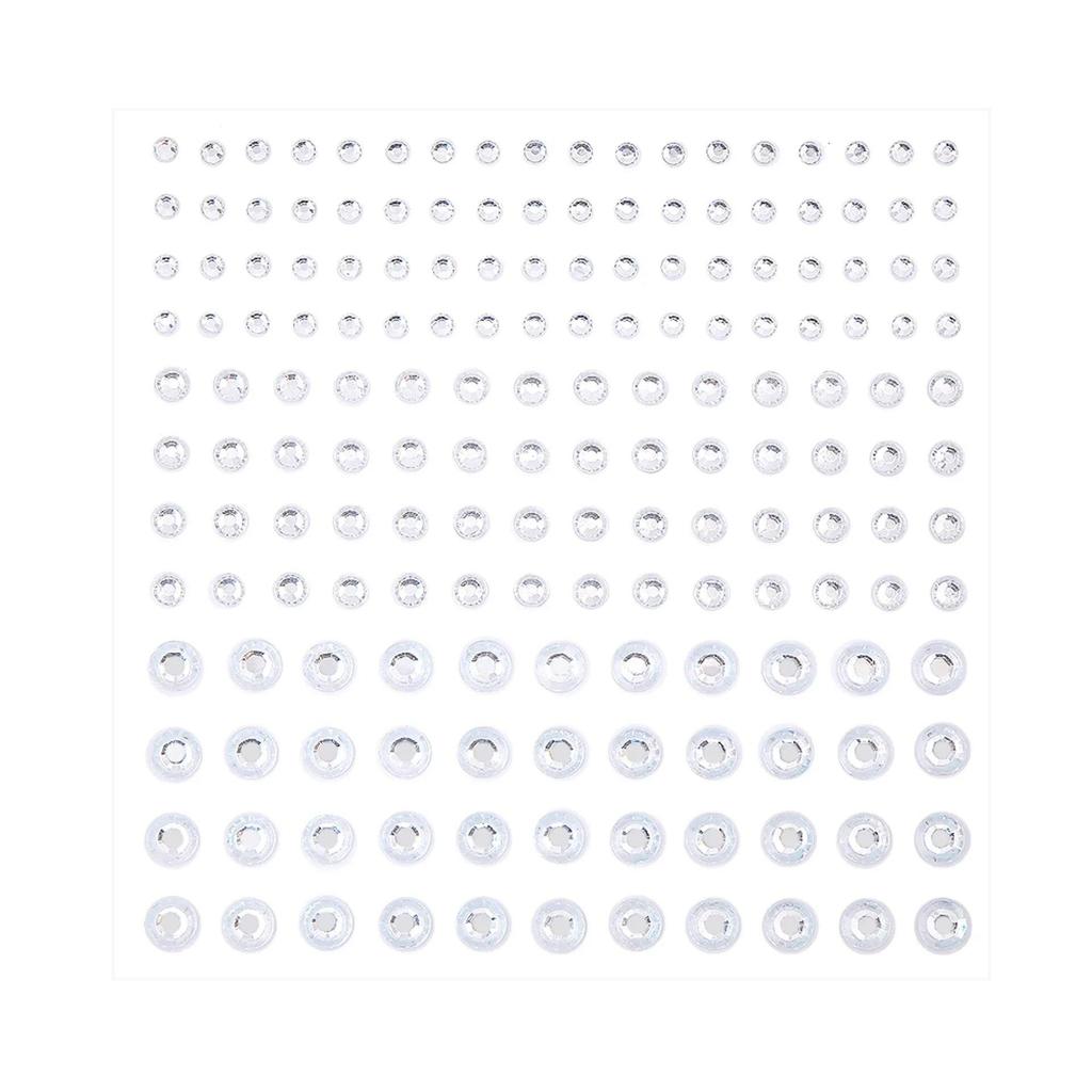 Color Acrylic Rhinestones Sticker for Eyes DIY Party Face Forehead Eyse Makeup Crystal Self-adhesive Tattoo Sticker Nail Sticker
