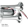 600DB Car Air Horn Super Loud 12V Auto Air Horn Double Tube Trumpet Air Horns for Car Boat 12V Vehicles