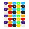 24/32/40 Pcs Colored Key Caps Flexible Round Rubber Key Covers Semi-circular Key Tags Identifiers for House Keys Non Odd-Shaped Keys
