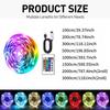 1-30M USB RGB LED Light Strip with 24 Key Remote, Adjustable Color, Easy Installation, Bedroom Party Holiday Wedding Decorations