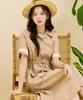 CHASECULT Women'S Open Collar Dress - Beige