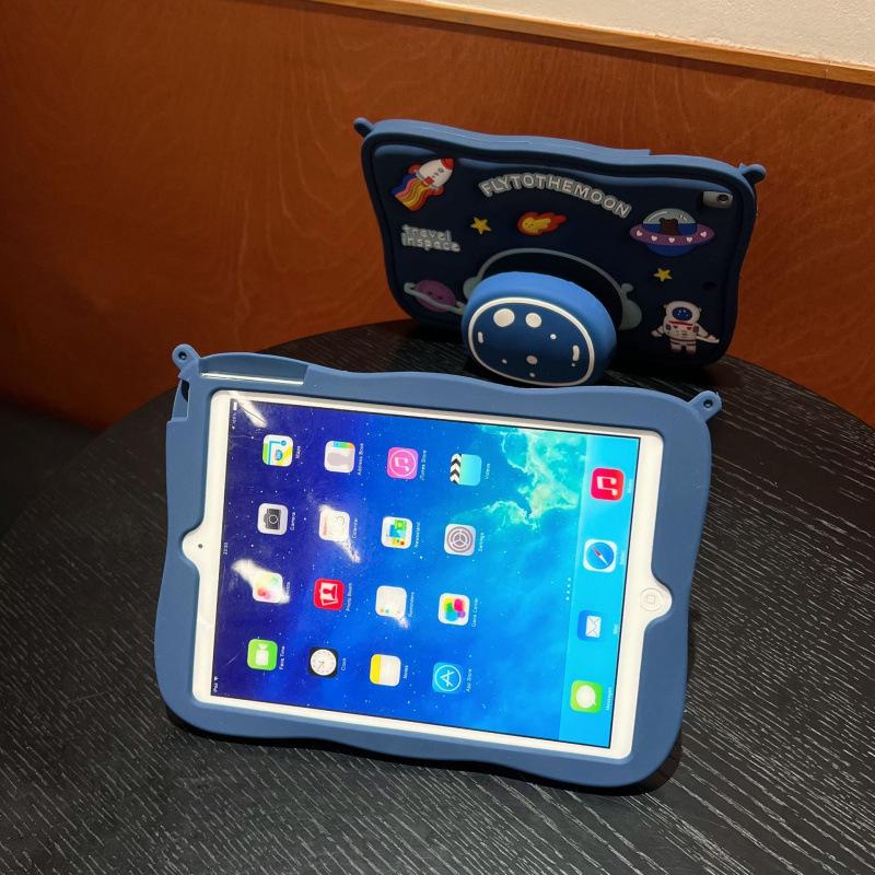 

Astronaut 3D Soft Shell iPad 10 Protective Case with Retractable Stand, Mini 12345, Drop-Proof