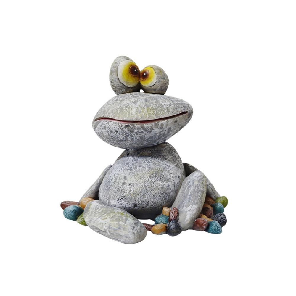 

Смола Животное Скульптура Милые Миниатюры Фигурка Креативное Садовое Украшение Дети серый