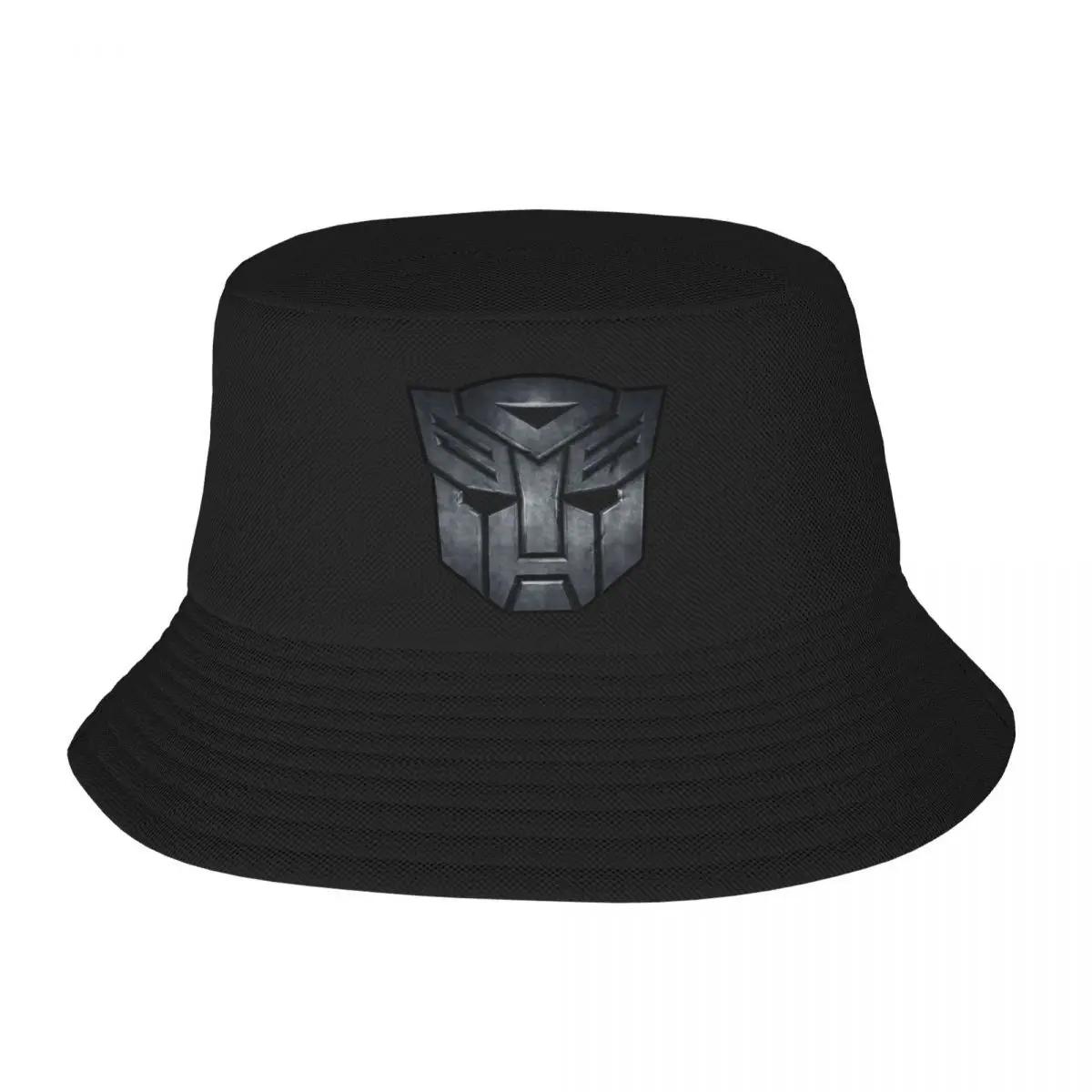 Custom Cartoon Autobot Transformers Car Bucket Hat Women Unisex Fashion Summer Beach Sun FisherUnisex Cap