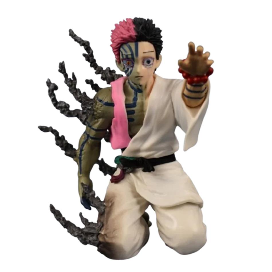 15cm In Stock Demon Slayer Akaza Hakuji Anime Figure Model Doll Action Figurine Pvc Decoration Peripheral Desktop Ornament Toy