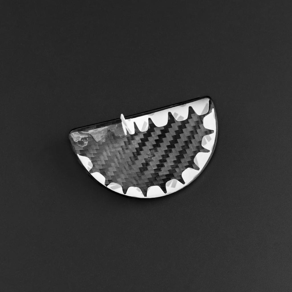 AIRSPEED Accessories Hard Carbon Fiber Interior Custom Parts Copilot Glove Box Handle Sticker Cool