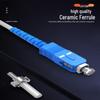 Qishao Telecom-Grade Armored SC-ST Fiber Patch Cable