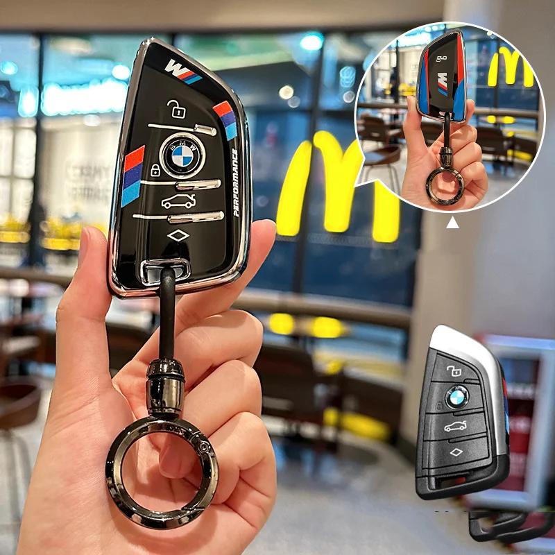 Car Sticker Hot 2025 Car Remote Key Case Cover Shell For BMW 1 2 3 5 7 Series X1 F48 X3 G20 X4 X5 G05 X6 F16 M40i M440i G02 G31