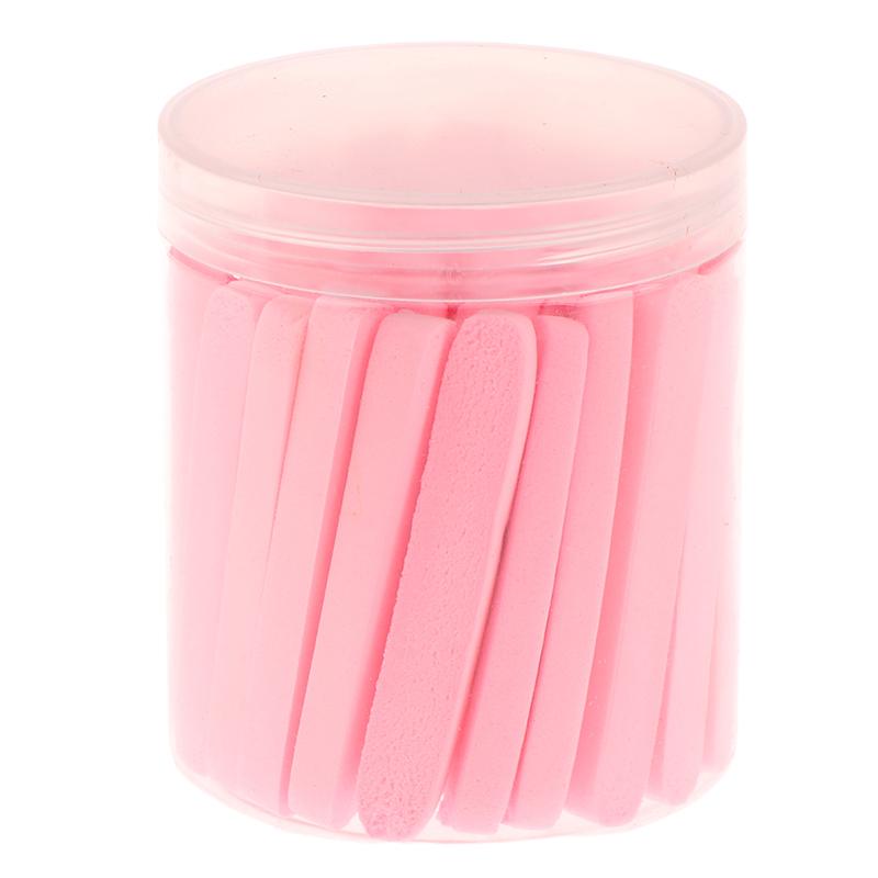 

50 шт. Сжатая губка для умывания лица, губка для умывания лица, очищающая лицо, одноразовая пуховка для пудры, ватный диск для очищения лица, очищающая бьюти-полоска розовый