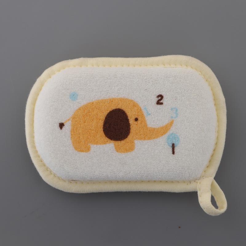 Cute Cartoon Baby Brushes Super Soft Sponge Brushes for Kids Children Newborns Baby Cleaning Towel Brush Bath Shower Products