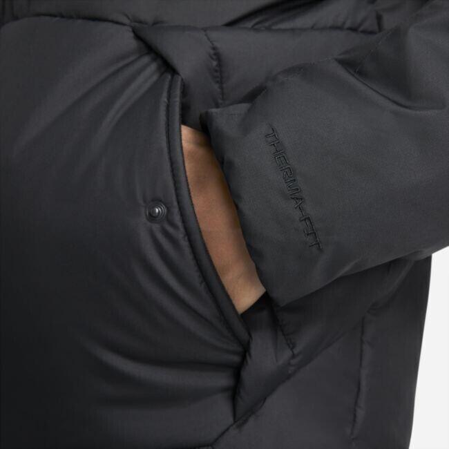 Зимняя куртка Nike Sportswear Therma-Fit Legacy Jacket (DD6857) черный/черный/парус