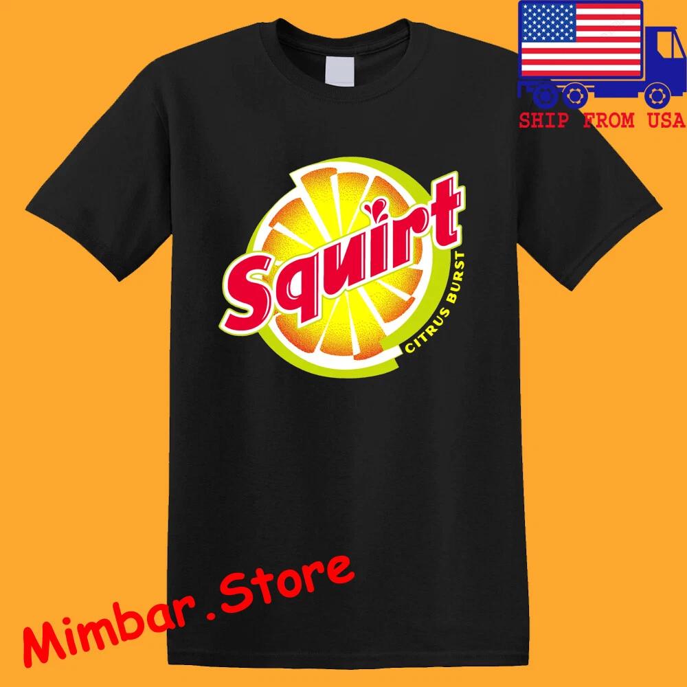 Squirt Lemon Soda Soft Drink Men s Black Size S-5XL L