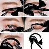 1 Par de Guías para Delineador Fácil Rápido Plantillas Stencils para Delineador Herramienta de Maquillaje