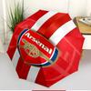 Arsenal F.C Print Automatic Open Close Umbrella, Portable Foldable Umbrella, for Outdoor Commute Camping Trip, Ideal Birthday Gift