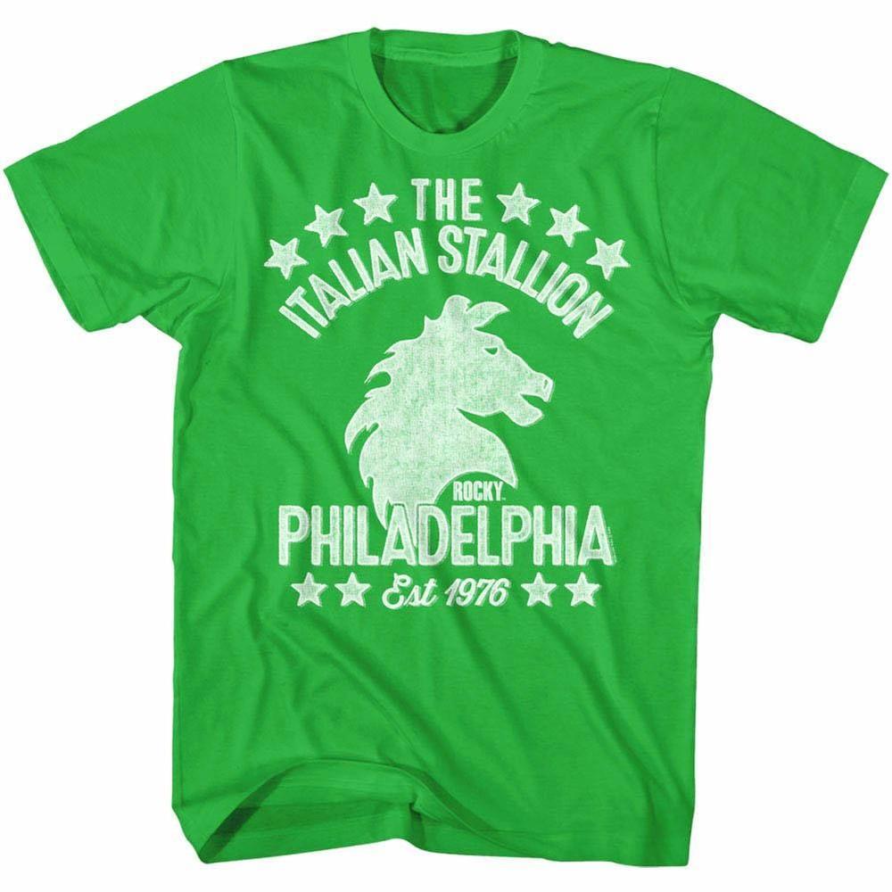 Rocky Italian Stallion Philadelphia Men s Green T Shirt Unisex T-Shirt XXXL