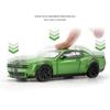 Simulation 1/24 Scale Dodge Challenger SRT Hellcat Alloy Car Model Sound Light Children Toy Vehicle Metal Miniature Voiture