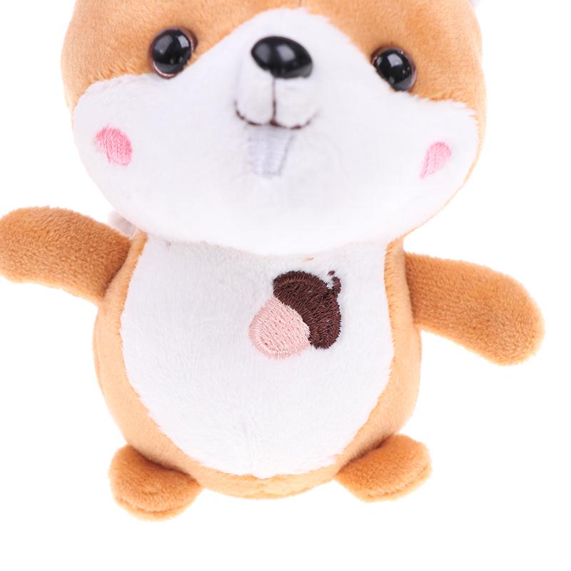 Mini Squirrel Plush Toy Decorations Oversized Tail Squirrel Ornament Keychain