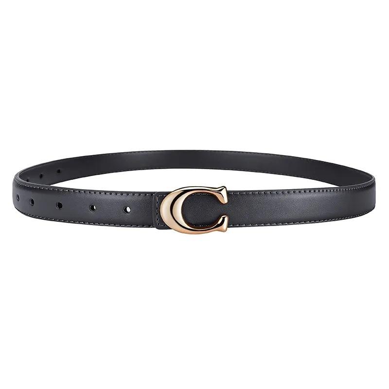 

A fashionable women s belt with letter buckles, ultra-thin belt, perfectly fits and shapes the figure 100cm