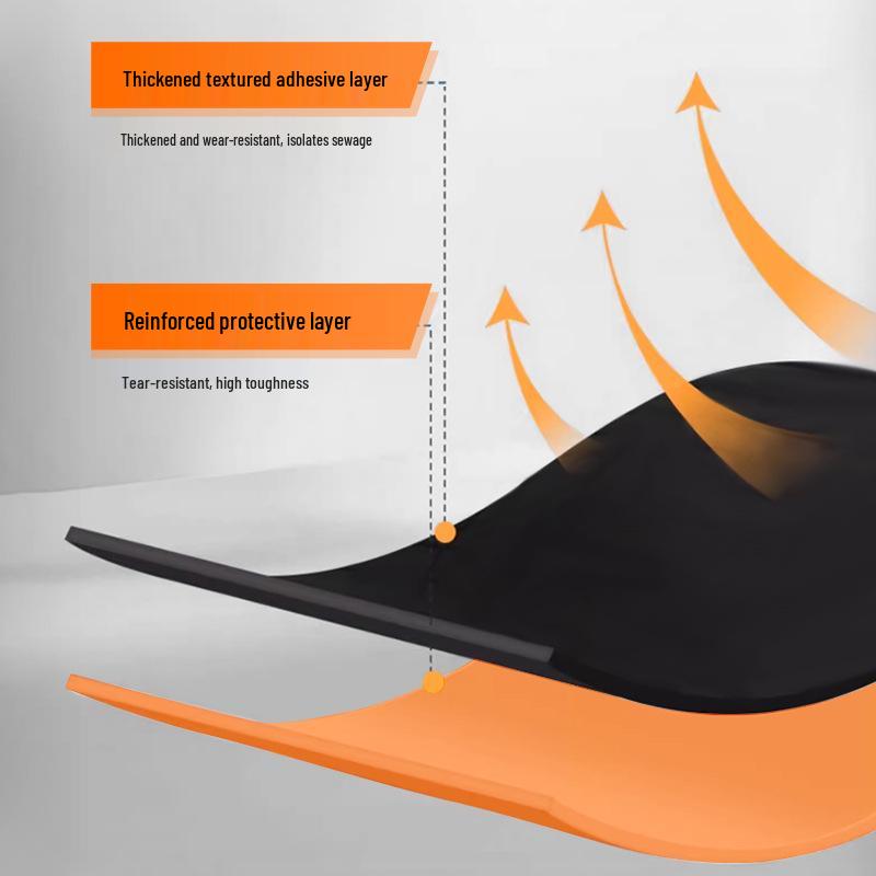 Chemical-Resistant Industrial Rubber Gloves: Acid & Alkali Protection, Anti-Corrosion, Oil-Resistant, Long & Thick Design for Laboratory Use.