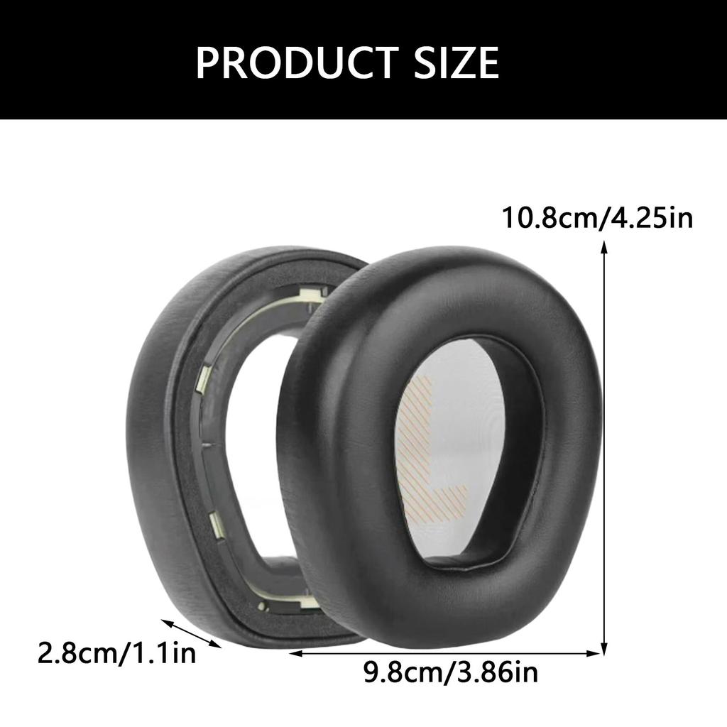 Memory Foam Ear Pad Ear Cushions Compatible for QuantumOne Headsets Earpads for Enhances Comfort Noise Isolation