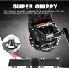 BUCKLOS Mountain Bike Pedals MTB Non-Slip Platform Pedals with Reflectors DU Bearings 9/16" Pedal Aluminum Alloy Bicycle Parts