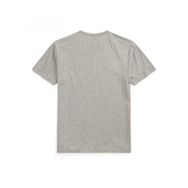 Fashion Luxury Brand Rrl Letter Printed Loose Short Sleeved Men's Women's Printed Letter Round Neck T- Cotton High-quality Shirt