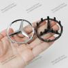 MITV3 ABS 52mm 57mm Car Steering Wheel Logo Badge For Mercedes Benz C E S Series CLA CLS W212 W205 W204 Emblem Styling Accessories