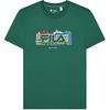 Pompidou Center Collaboration Fashion Casual Logo Cotton Short Sleeve T-Shirt Men Tops Emerald-Green F11M438104F-KK