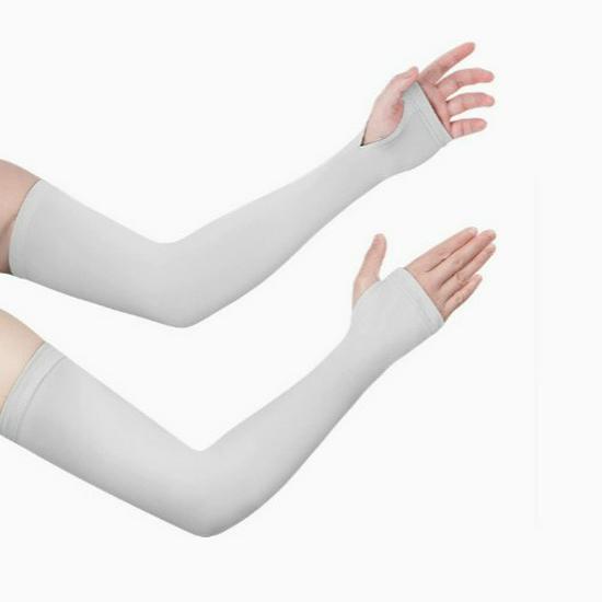Men's Ice Silk Sun Protection Arm Sleeves for Summer