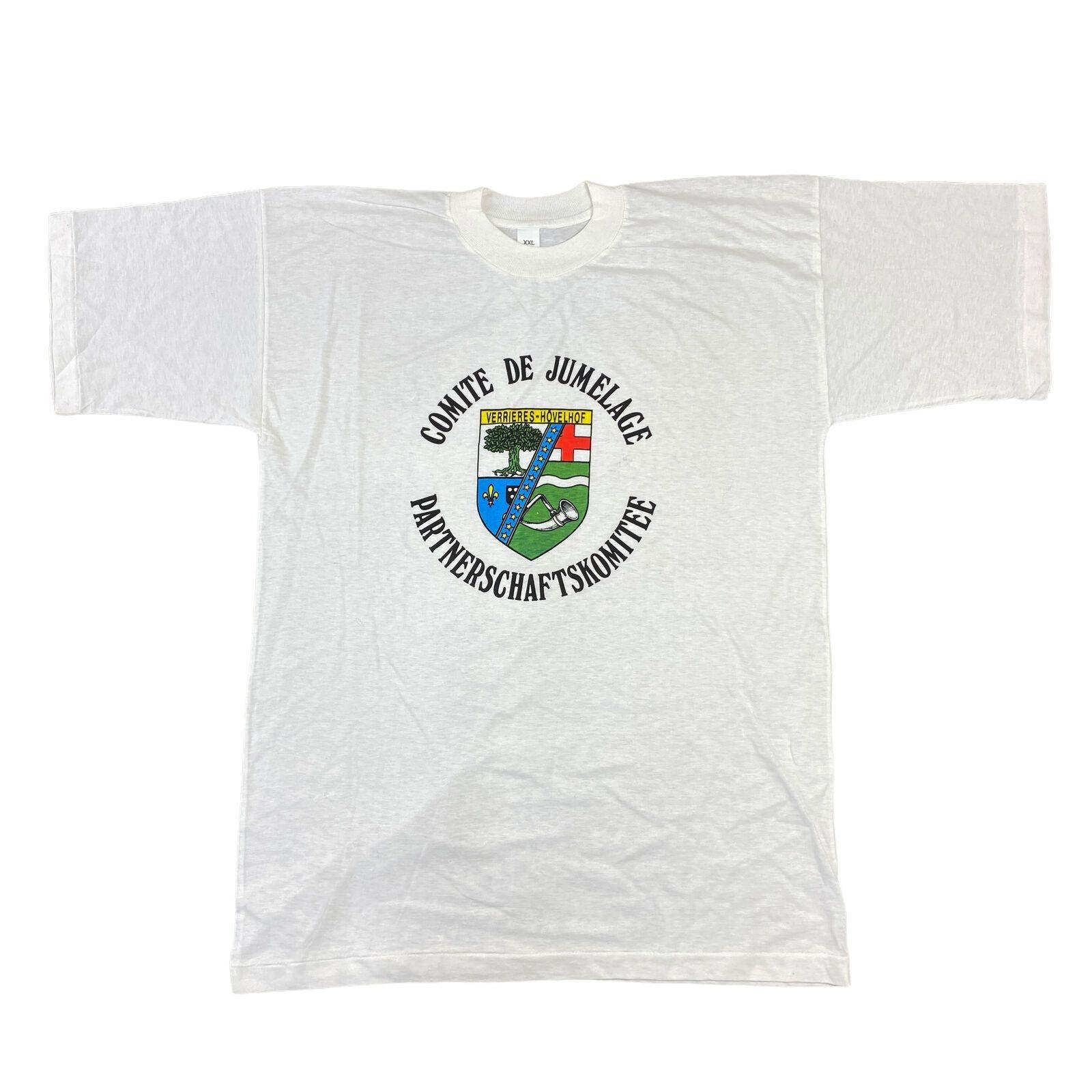 

Partnerschaft T-Shirt Mens Womens Tees Top Single Stitch 90s Vintage White Mens 4XL
