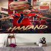 1 Stück Haaland Wandteppich, Wohnzimmer, Schlafzimmer, Büro, Party-Dekoration, Ideales festliches Geschenk