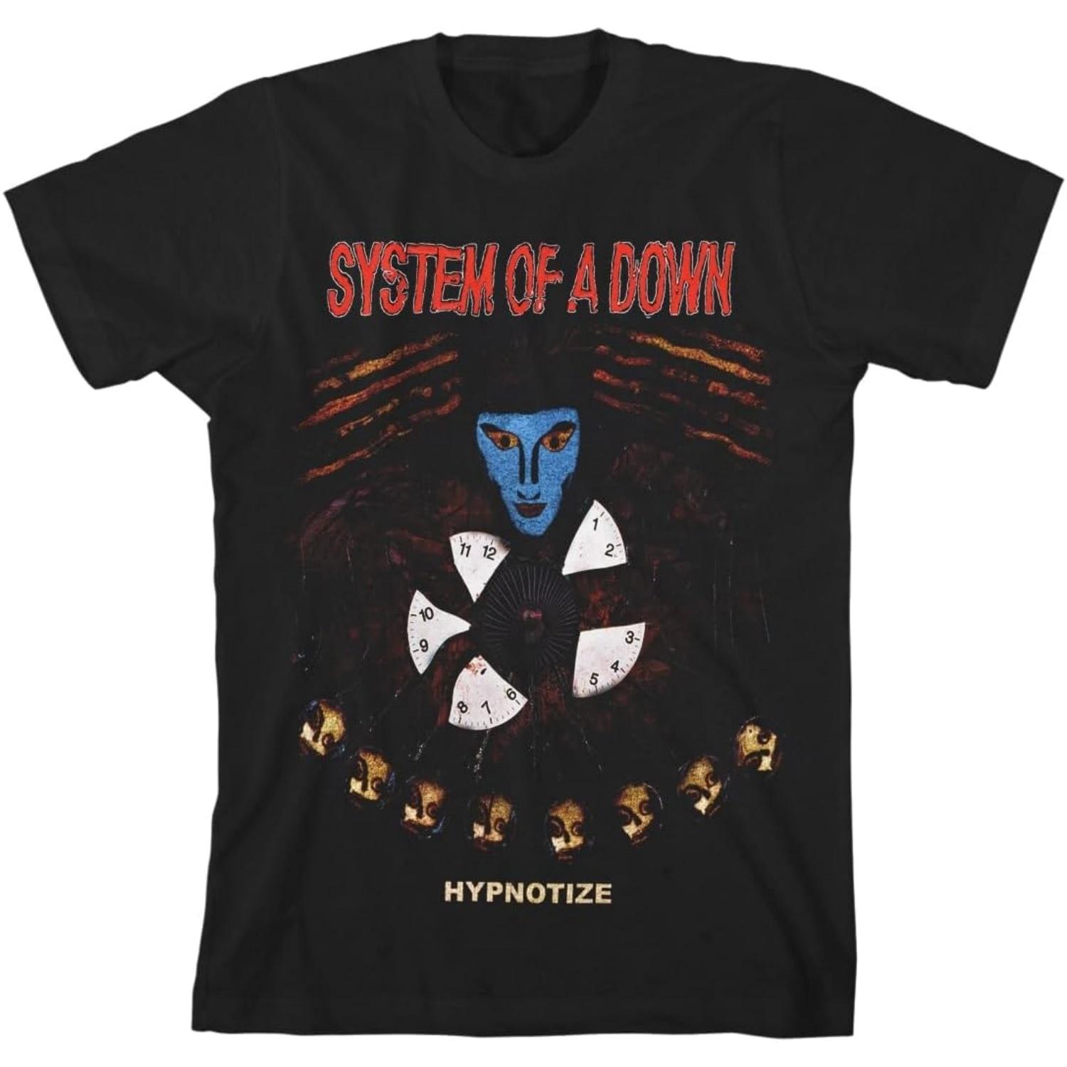 

System Of A Down Unisex-Adult Standard Hypnotize T-Shirt XXXXXL чорний