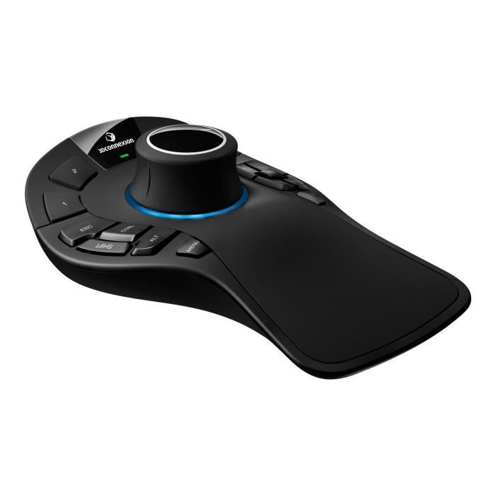Souris 3D - 3Dconnexion - SpaceMouse Pro Wireless - Bluetooth - Ergonomique - 15 boutons