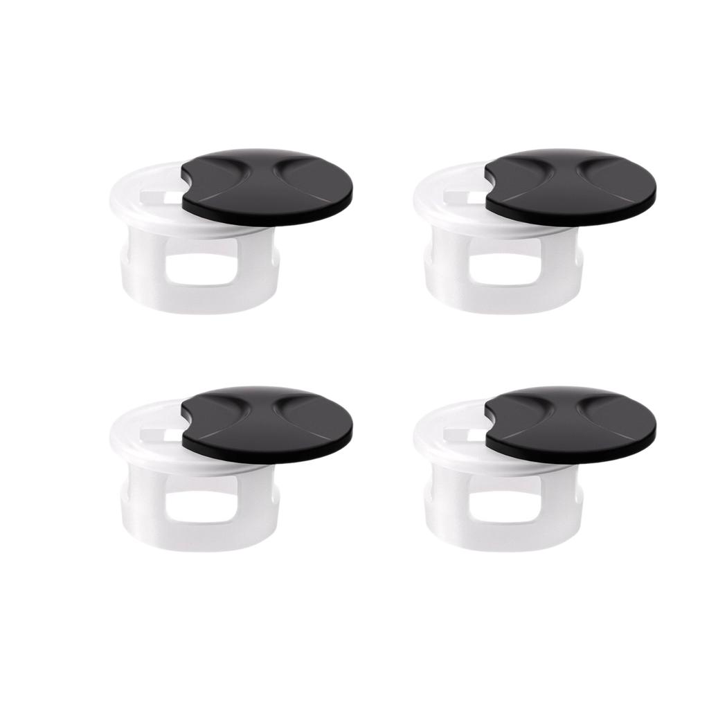 4pc Eyeglass Light Blocking Covers Accessories for Frame Protection and Glare Reduction Compatible with Various Eyewear Models