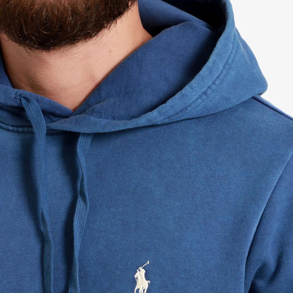Polo Ralph Lauren Solid Color Hooded Long Sleeve Sweatshirt Men sweatshirt Blue 710916690-001