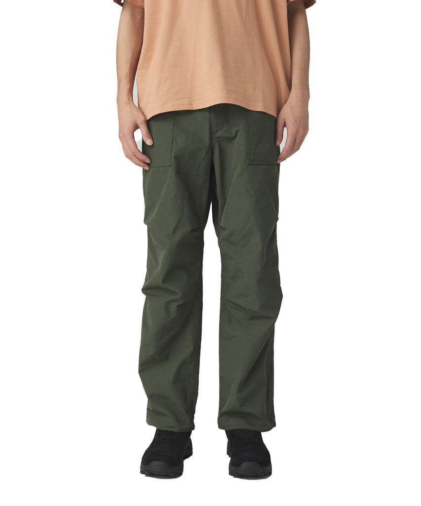 Snow Peak TAKIBI Ripstop Pants and Size L PA-25AU006, Men's Women's, Olive,