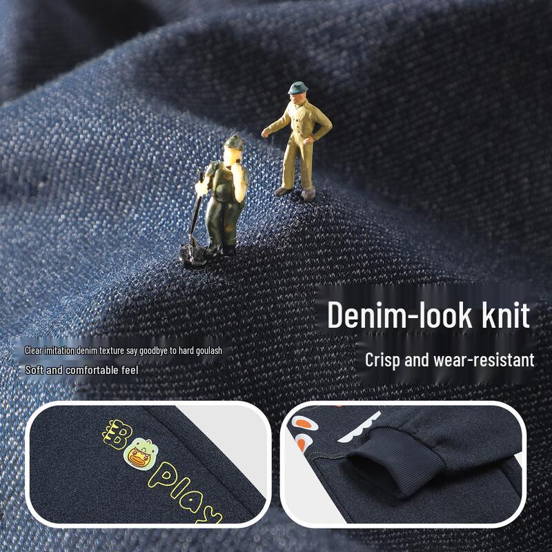B.Duck Boys' Faux Denim Casual Pants