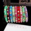 Vintage Bracelet For Women Small Flower Ethnic Style Cloisonne Bangles Women'S Elegant Jewelry Gifts
