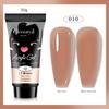 Colla per Estensione Nail Art UV Solida Senza Vassoio di Carta Estensione Rapida Modello di Cristallo Colla per Fototerapia Unghie Colla di Cristallo 15ml