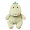 Cute Dinosaur Sitting Plush Cartoon Boy Sleeping In Bed Accompanied By Doll Gift