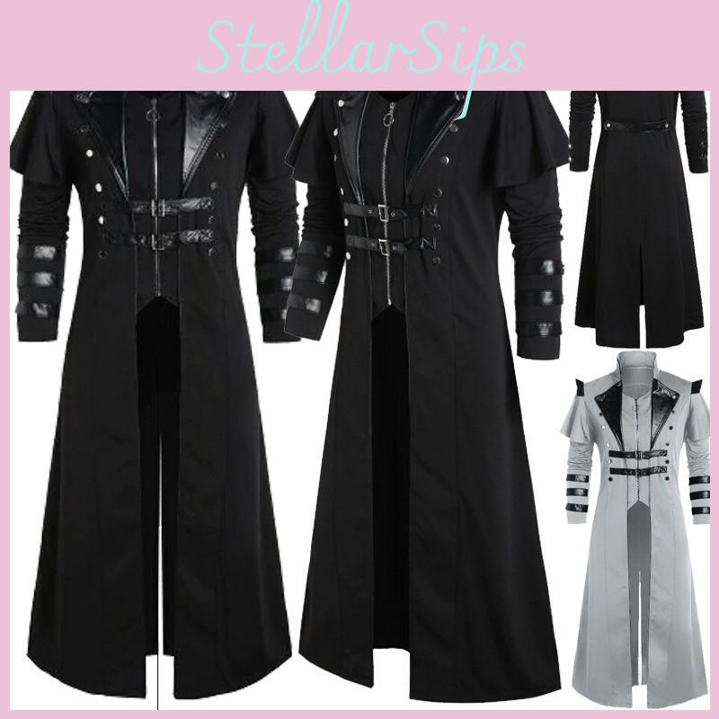 Vintage Woolen Overcoat With Chic Print Details For Casual Outings