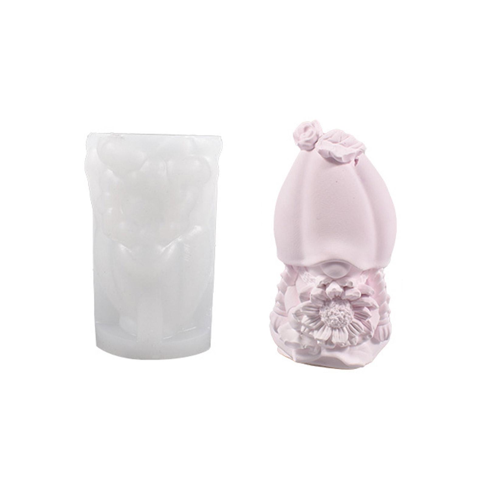 

Милая форма для свечей Санта-Клауса, смола, бородатый карлик, эпоксидная форма для литья для рождественской вечеринки, декор, орнамент, форма для ароматерапии 2