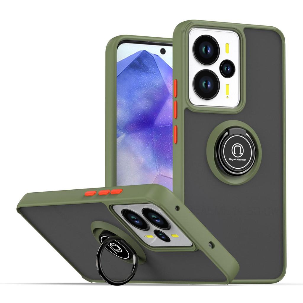 Realme C65/14/14PRO Magnetic Bracket Phone Case with QiYing Design