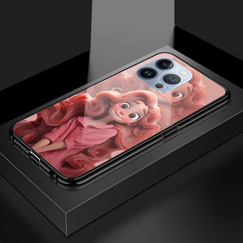 Tempered Glass Phone Case For OPPO Reno13 Reno14 Realme 11 12Pro 14 GTNeo6 C21Y C53 C75 OnePlus Nord2 NordCE3Lite Soft Edge Shockproof Smooth Shell