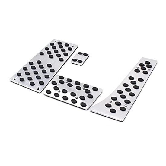Crown AT Aluminum Pedal Covers of for MJ17 MJ18 MJ20 Zero and Car Car Parts (Set 4) Majesta, Royal, Athlete, Series, Series, Series, Crown, UZS,