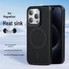 Compatible iPhone Honeycomb Heat Dissipation Magnetic Case: Personalized Anti-Drop Protection for iPhone 13, 14, 15 Pro Max, 16.