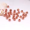 Color-Retaining Gold-Plated Faceted Copper Beads for DIY Jewelry and Spacer Beads
