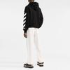 Off-White SS22 Sleeve White Stripe Pullover Ordinary Version Black Men's OMBB037C99FLE0011001
