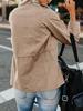 Women's Military Utility Anorak Jacket Zip Up Snap Button Parka Coat with Pockets