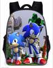 Cartoon Animation Sonic Primary And Secondary School Students Schoolbag Children'S Men'S And Women'S Backpack Schoolbag